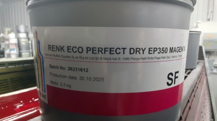 Печатная краска с быстрым закреплением? RENK ECO-PERFECT-DRY!